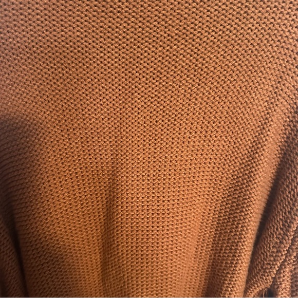 Cozy Cable Knit Crewneck Sweater in Rich Brown - Picture 8 of 8